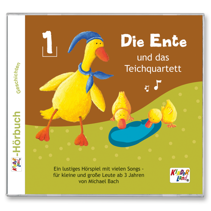 Die Ente und das Teichquartett CD Geschichten für Kinder Cover Vorderseite K75 Medienpark Onlineshop