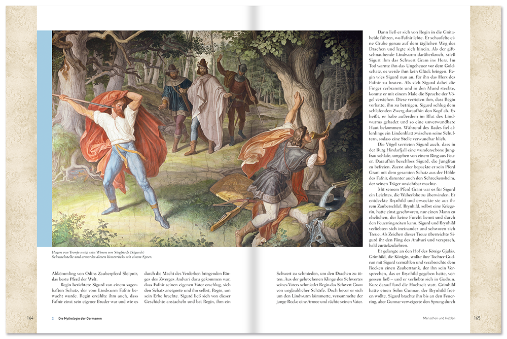 Die Enzyklopädie der Mythologie Sachbuch Mythen Leseprobe S164–165 Tosa Verlag Onlineshop