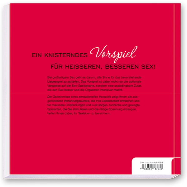 Die Geheimnisse eines sensationellen Vorspiels Ratgeber Cover Rückseite Tosa Verlag Onlineshop