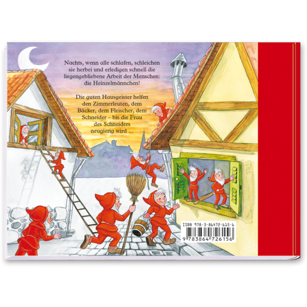 Die Heinzelmännchen Mini Bilderbuch August Kopisch Cover Rückseite Titania Verlag Onlineshop