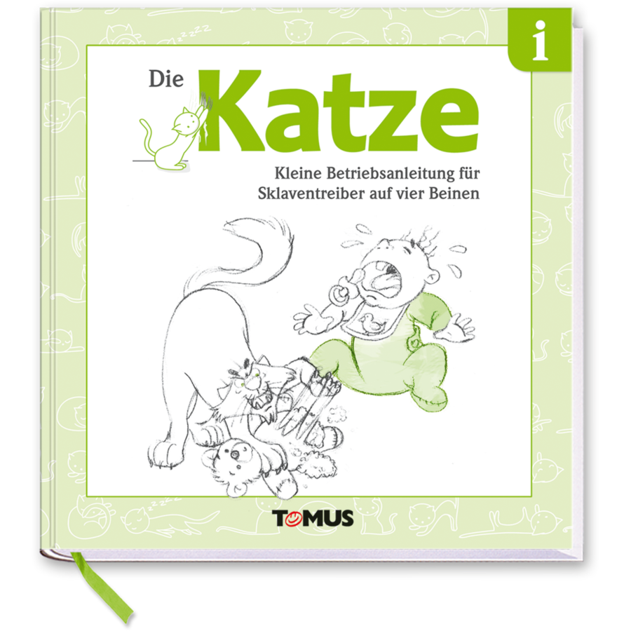 Die Katze Humor Geschenkbuch Cover Vorderseite EDITION XXS Onlineshop