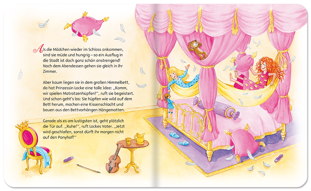 Die kleine Prinzessin Buch Kinderbuch zum Vorlesen ab 3 Jahre Leseprobe S12-13 Edition XXL Onlineshop