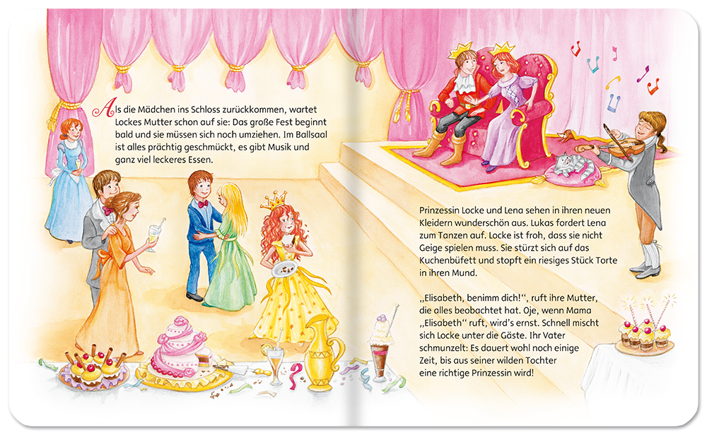 Die kleine Prinzessin Buch Kinderbuch zum Vorlesen ab 3 Jahre Leseprobe S-18-19 Edition XXL Onlineshop