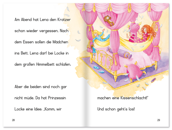 Die kleine Prinzessin Locke Leseanfänger Kinder Leseprobe S28–29 Neuer Favorit Verlag Onlineshop