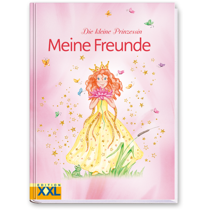 Die kleine Prinzessin – Meine Freunde Freundebuch Kinder Cover Vorderseite Neuer Favorit Verlag Onlineshop