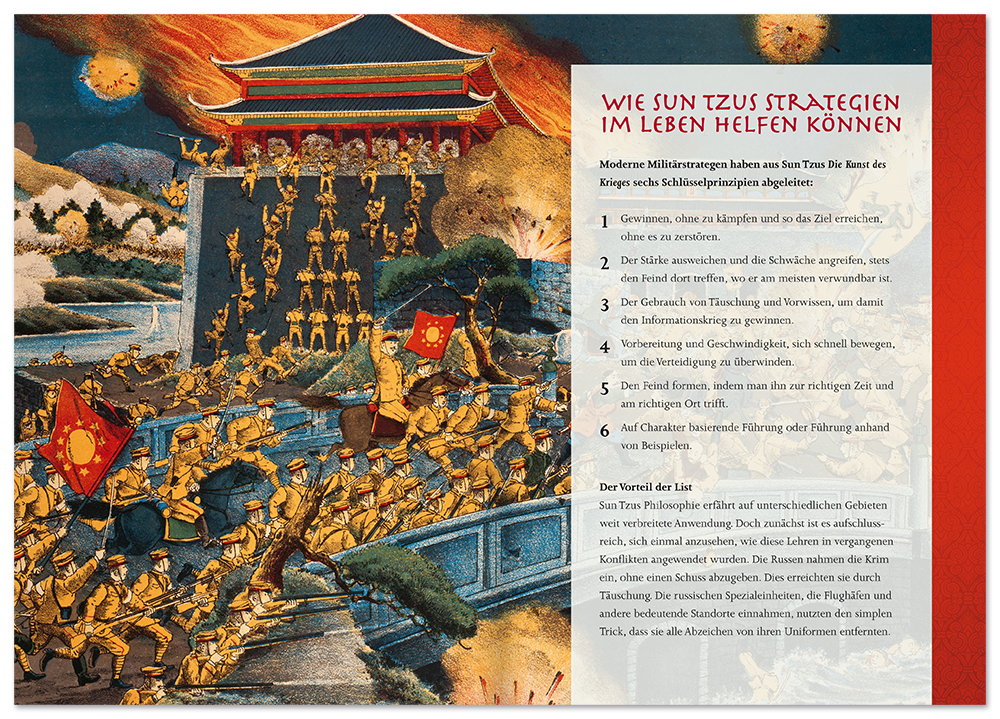 Die Kunst des Krieges von Sun Tzu ein Buch über Militärstrategien Leseprobe S128-129 Edition XXL Onlineshop