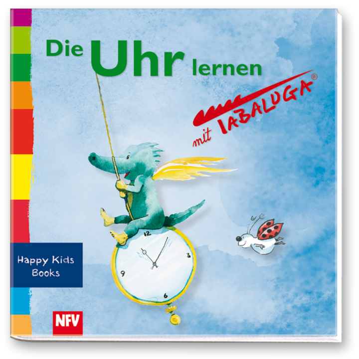 Die Uhr lernen mit Tabaluga Beschäftigungsbuch Kinder Cover Vorderseite Neuer Favorit Verlag Onlineshop