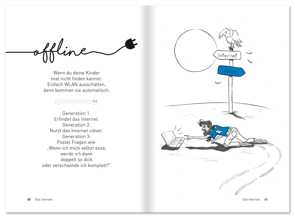 Die Wahrheit über digitalen Fortschritt Schwarzer Humor Leseprobe S40–41 EDITION XXL Onlineshop