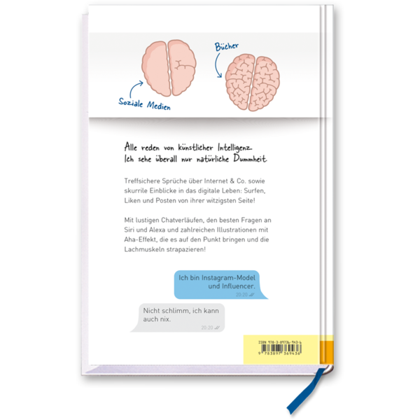 Die Wahrheit über digitalen Fortschritt Schwarzer Humor Cover Rückseite EDITION XXL Onlineshop