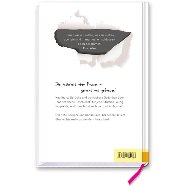 Die Wahrheit über Frauen Schwarzer Humor Cover Rückseite EDITION XXL Onlineshop