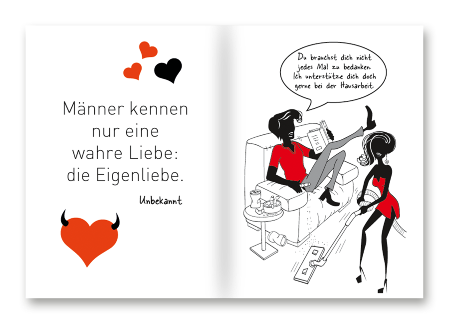 Die Wahrheit über Männer Handgefertigtes Miniaturbuch Leseprobe S145–146 EDITION XXS Onlineshop