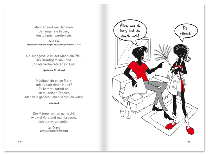 Die Wahrheit über Männer Schwarzer Humor Leseprobe S110–111 EDITION XXL Onlineshop