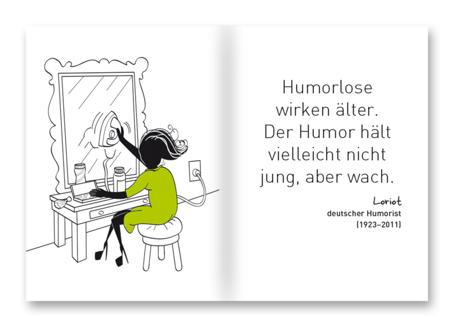 Die Wahrheit über Rentner Handgefertigtes Miniaturbuch Leseprobe S150–151 EDITION XXS Onlineshop