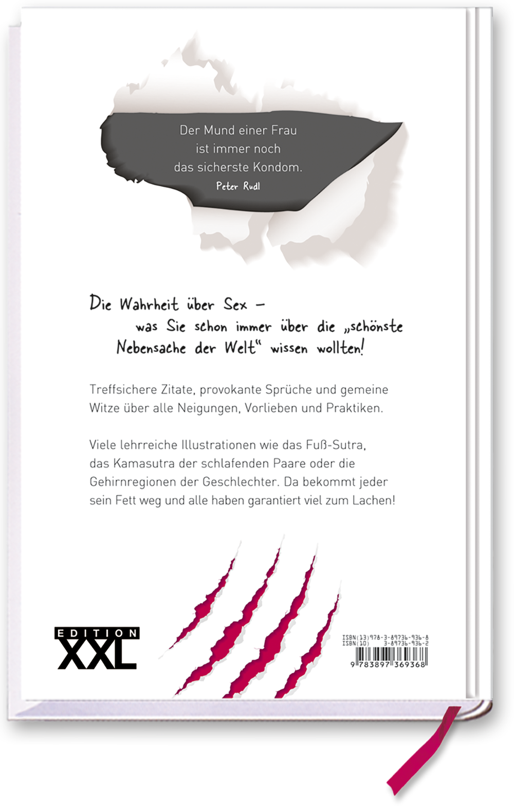 Die Wahrheit über Sex Schwarzer Humor Cover Rückseite EDITION XXL Onlineshop