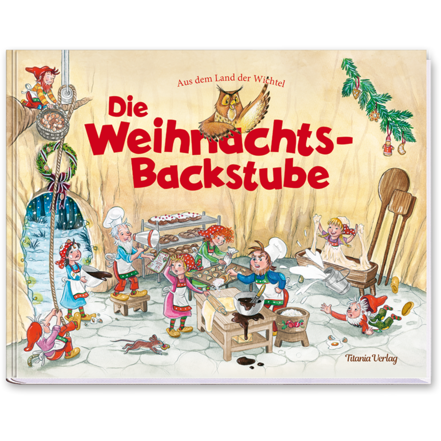 Die Weihnachts-Backstube Kochbuch Kinder Weihnachten Cover Vorderseite Titania Verlag Onlineshop