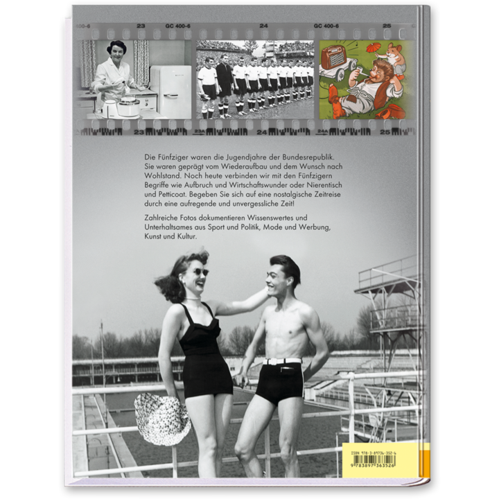 Die wilden Fünfziger Buch Leben in den 50er Jahren in Deutschland Cover Rückseite Edition XXL Onlineshop