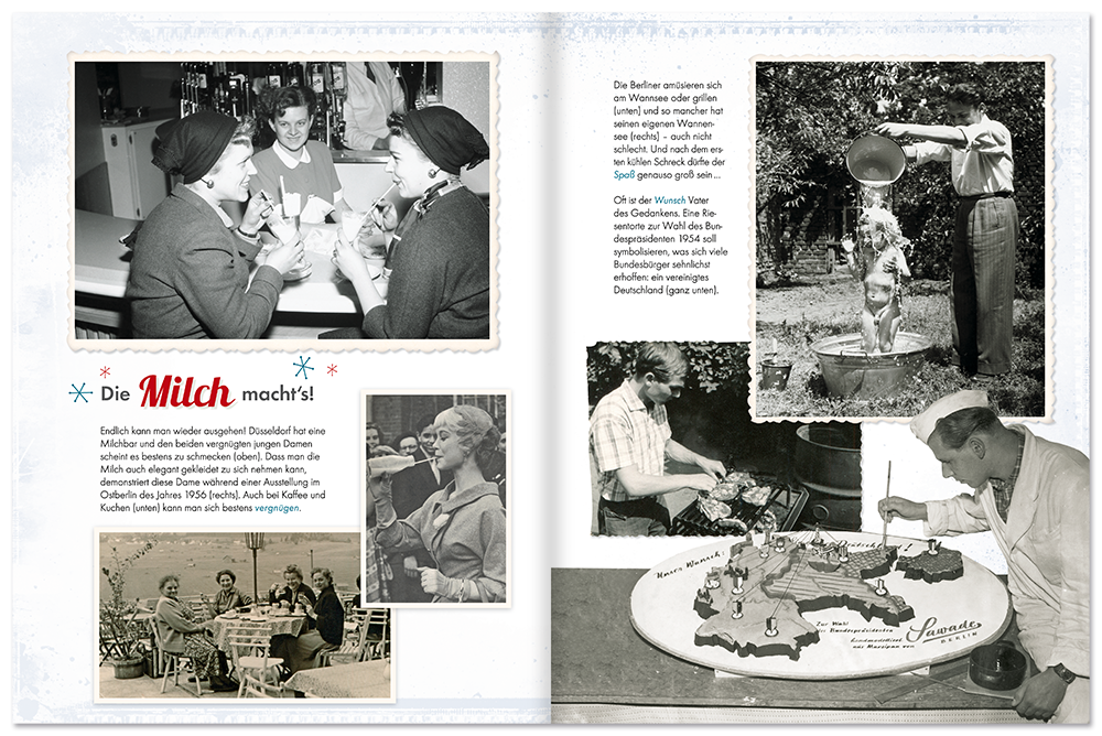 Die wilden Fünfziger Buch Leben in den 50er Jahren in Deutschland Leseprobe S22-23 Edition XXL Onlineshop