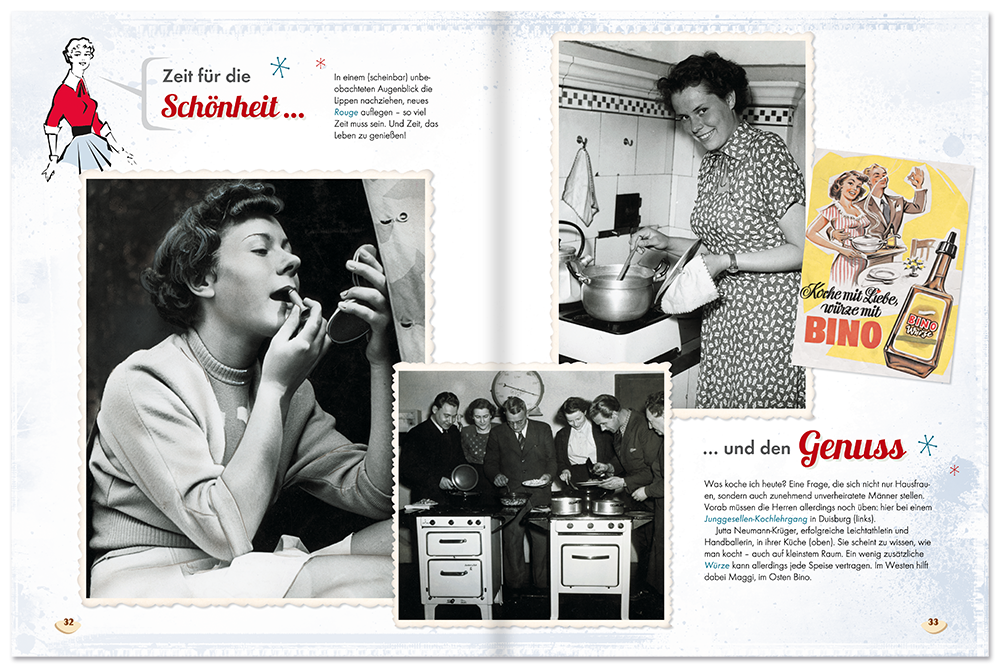 Die wilden Fünfziger Buch Leben in den 50er Jahren in Deutschland Leseprobe S32-33 Edition XXL Onlineshop