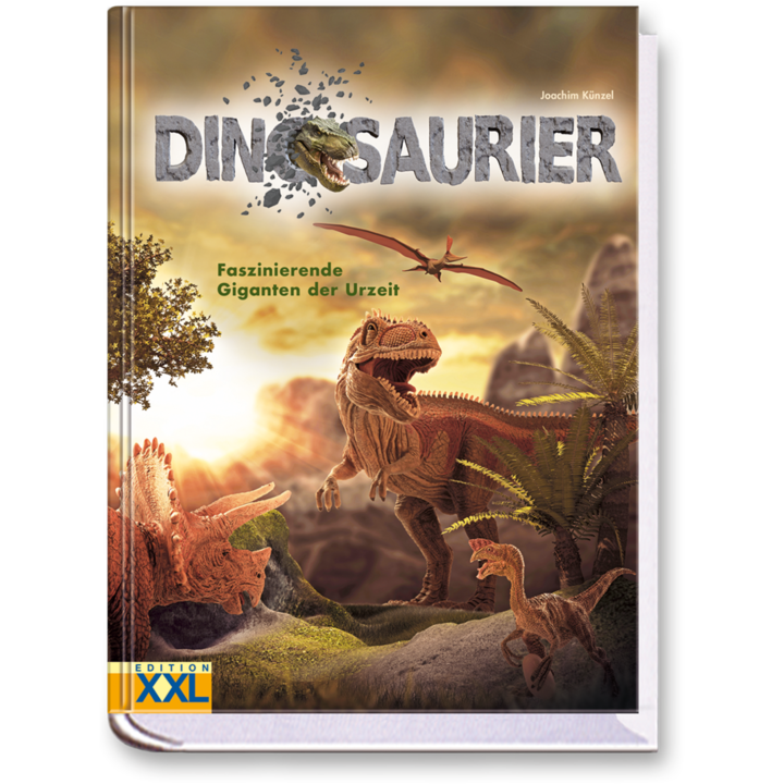 Dinosaurier Faszinierende Giganten der Urzeit Buch Cover Vorderseite Edition XXL Onlineshop