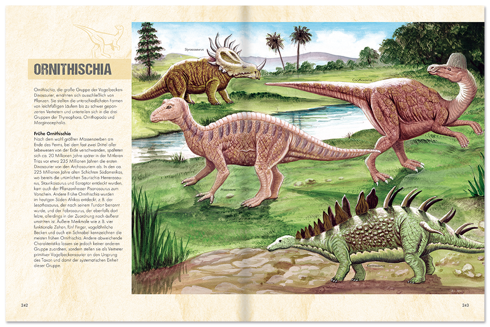 Dinosaurier Faszinierende Giganten der Urzeit Buch Leseprobe S242-243 Edition XXL Onlineshop