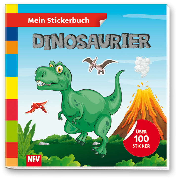 Dinosaurier Mein Stickerbuch Kinder Sticker Cover Vorderseite Neuer Favorit Verlag Onlineshop