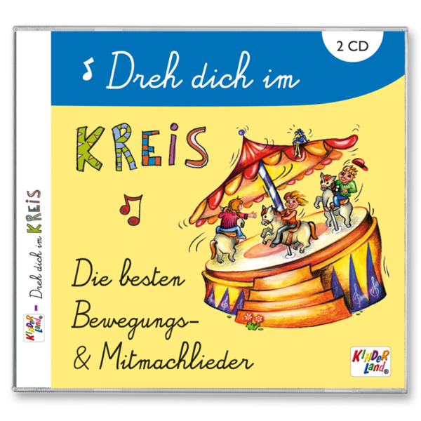 Dreh dich im Kreis CD Musik Geschichten für Kinder Cover Vorderseite K75 Medienpark  Onlineshop