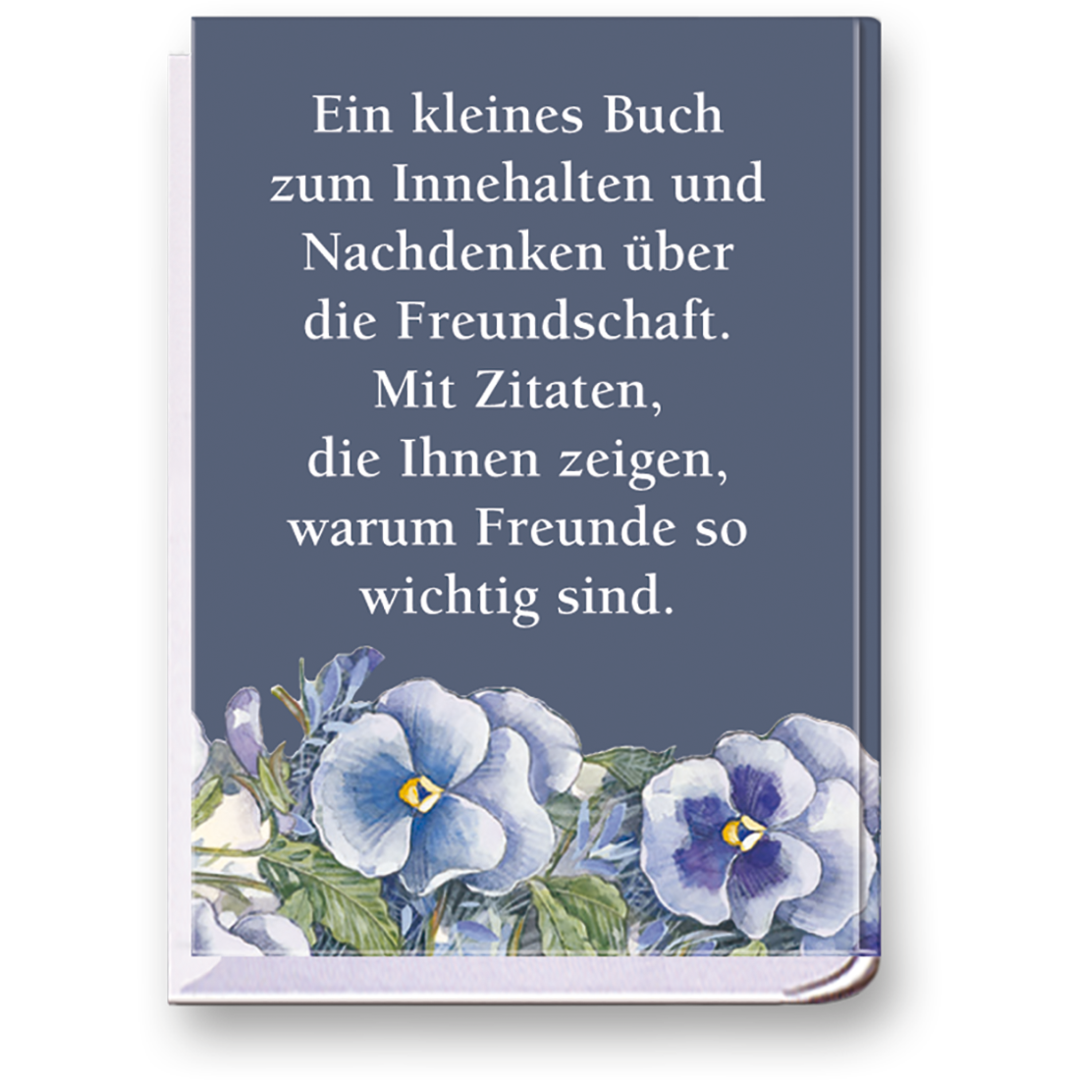 Ein Freund Handgefertigtes Miniaturbuch Cover Rückseite EDITION XXS Onlineshop