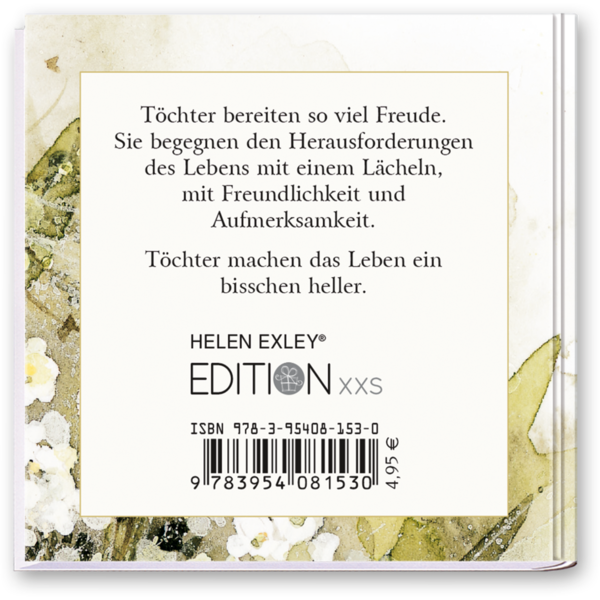 Ein kleines Buch für meine Tochter Geschenkbuch Sprüche Cover Rückseite EDITION XXS Onlineshop