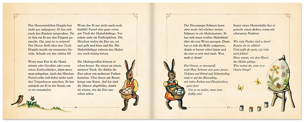 Ein Oster-Märchen Bilderbuch Kinder Geschichten Leseprobe S16–17 Titania Verlag Onlineshop