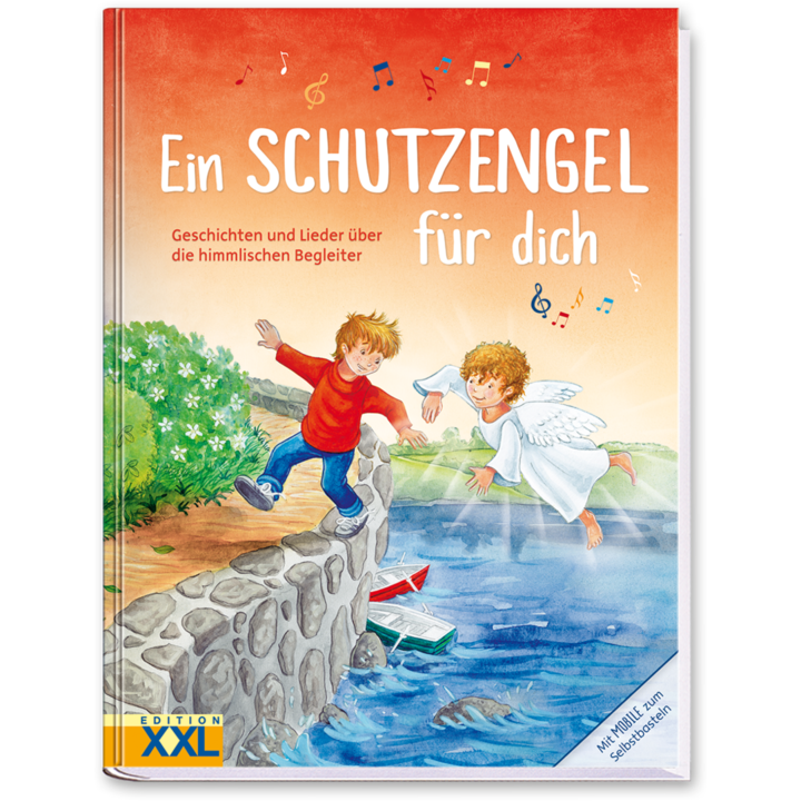 Ein Schutzengel für dich Buch Schutzengel-Geschichten mit Liedern Cover Vorderseite Edition XXL Onlineshop 