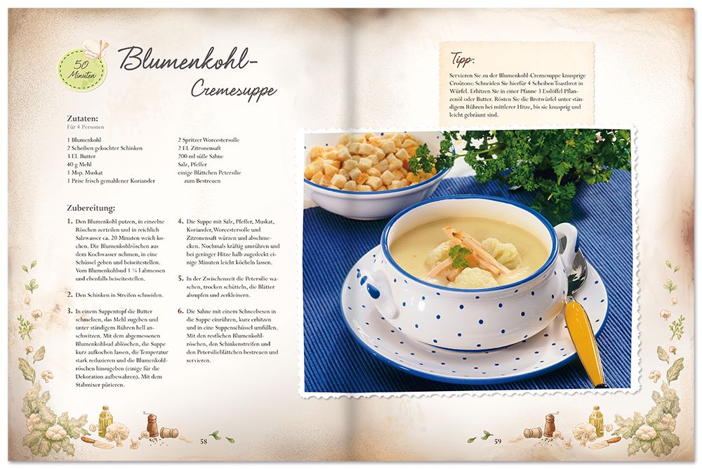 Eintöpfe ohne Schnickschnack Kochbuch Ratgeber mit Rezepte Leseprobe S58-59 Edition XXL Onlineshop