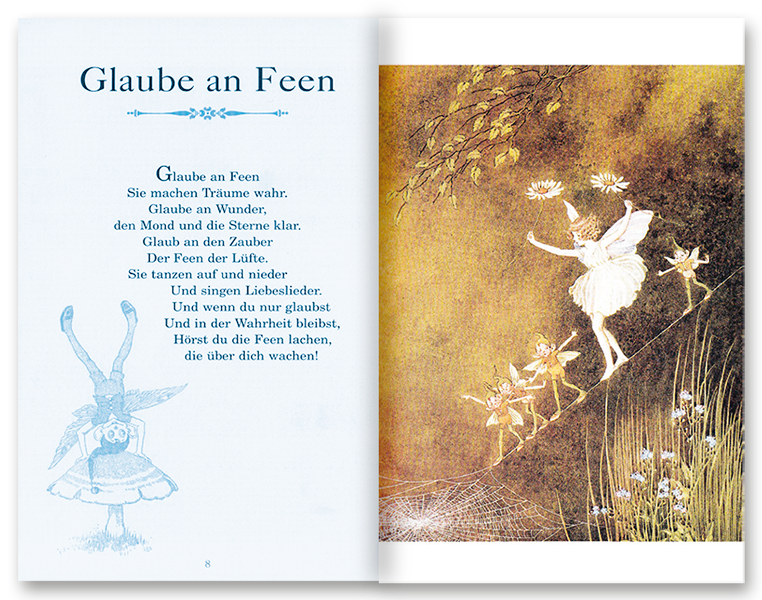 Elfen & Feen Geschenkbuch Erzählungen Gedichte Leseprobe S8–9 Eulen Verlag Onlineshop