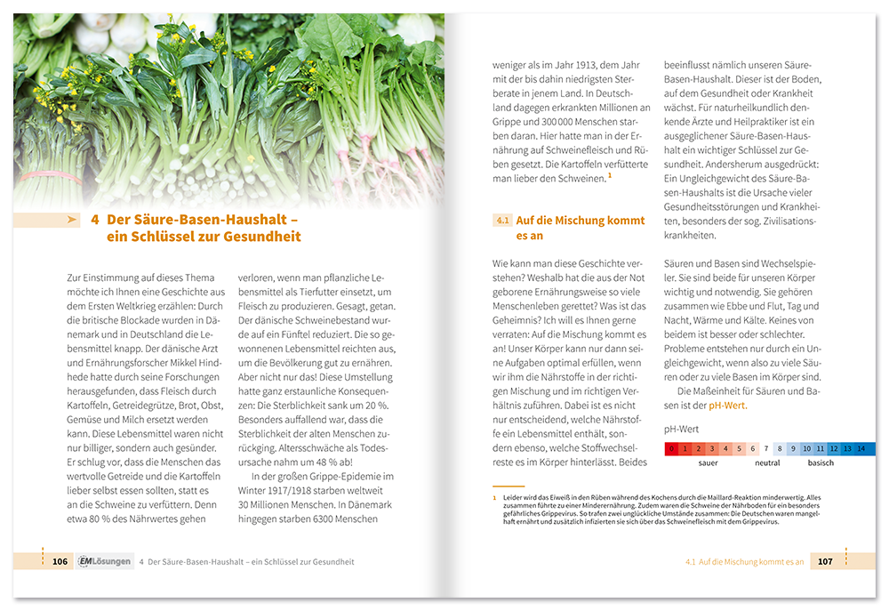 EM Lösungen – Ernährung Ratgeber Leseprobe S106–107 Tosa Verlag Onlineshop