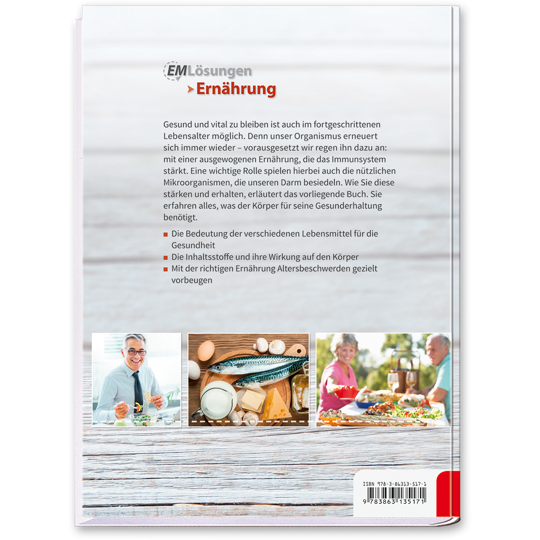 EM Lösungen – Ernährung Ratgeber Cover Rückseite Tosa Verlag Onlineshop