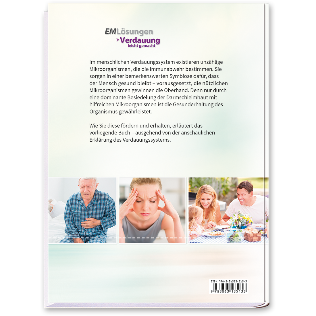 EM Lösungen – Verdauung leicht gemacht Ratgeber Cover Rückseite Tosa Verlag Onlineshop