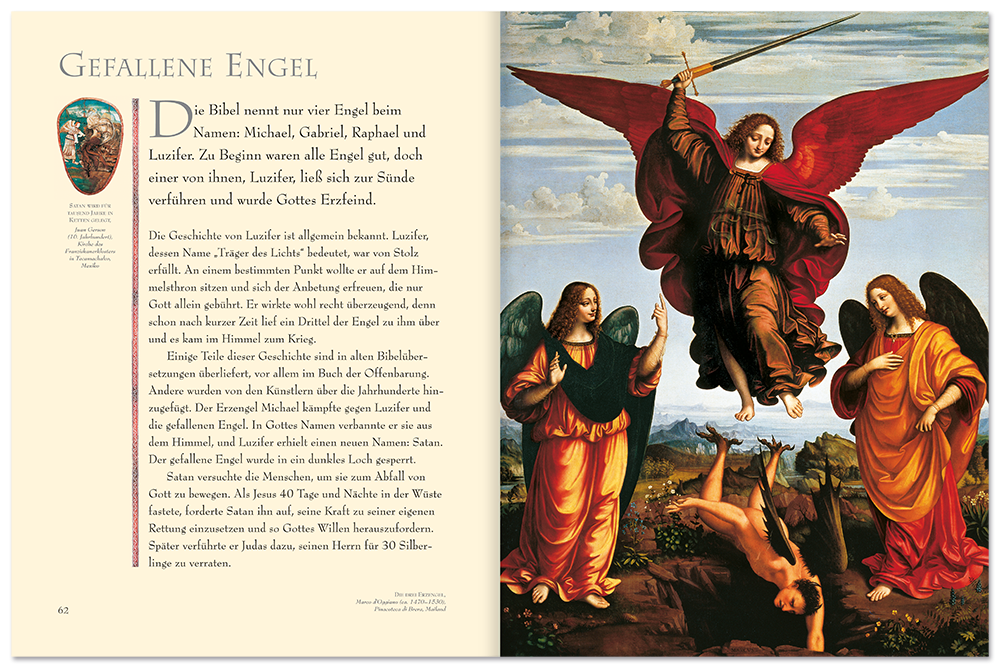 Engel und Heilige Buch himmlische Wesen Mittler zwischen Gott und Mensch Leseprobe S62-63 Edition XXL Onlineshop