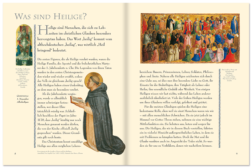 Engel und Heilige Buch himmlische Wesen Mittler zwischen Gott und Mensch Leseprobe S8-9 Edition XXL Onlineshop