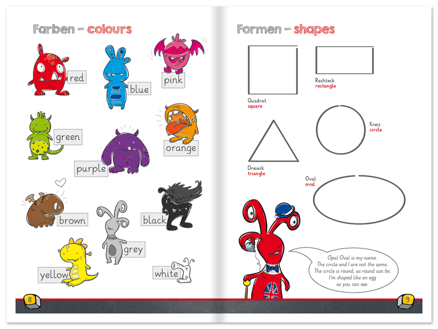 Englisch lernen Lernhilfe Kinder Schule Leseprobe S8–9 Neuer Favorit Verlag Onlineshop