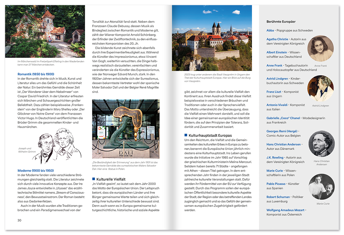 Europa Nachschlagewerk Sachbuch Innenseite 1