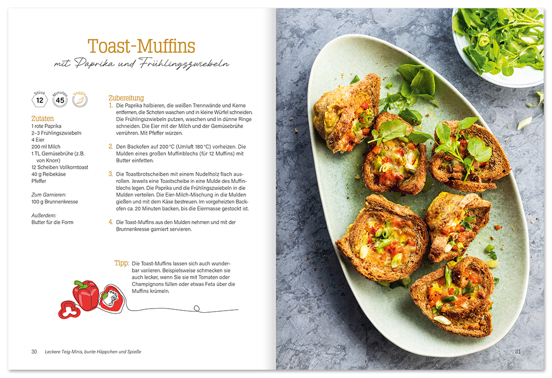 Fingerfood & Sushi Kochbuch Innenseite 2