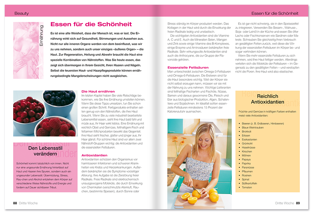 Fit für den Bikini! Buch Zur Bikinifigur in 4 Wochen Leseprobe S88-89 Edition XXL Onlineshop