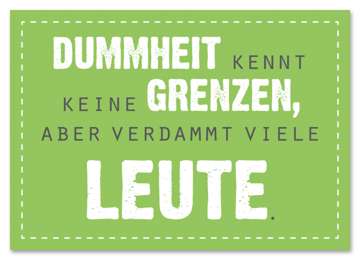 Freche Sprüche Geschenkkartenbuch 20 lustige Postkarten zum verschenken Postkarte 2 Edition XXL Onlineshop