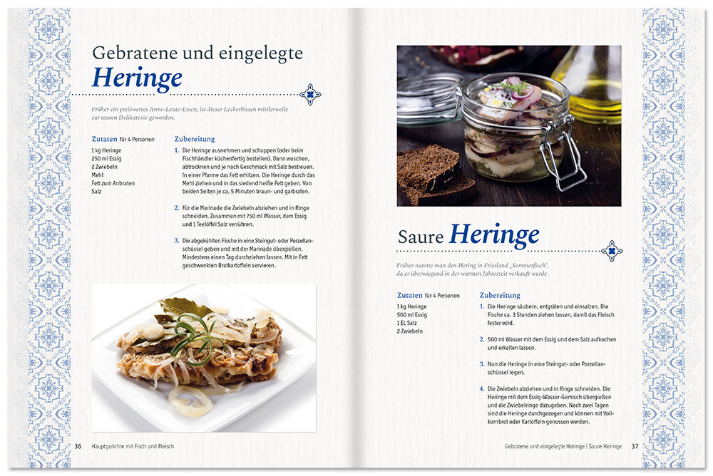 Friesische Küche Kochbuch traditionelle Gerichte neu entdecken Leseprobe S36-37 Edition XXL Onlineshop