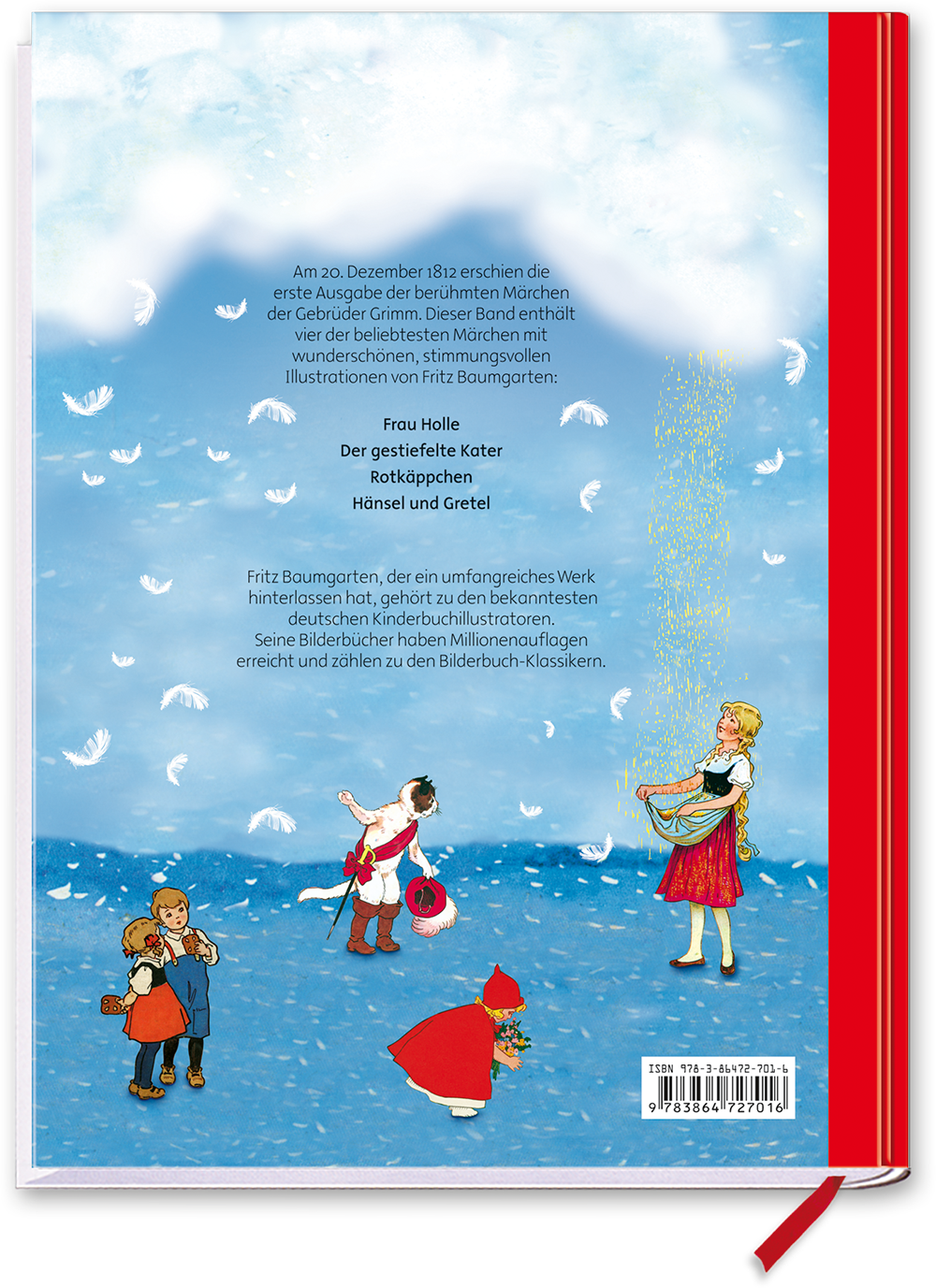 Grimms Märchen Kinderbuch 4 beliebte Geschichten in einem Band Cover Rückseite Edition XXL Onlineshop