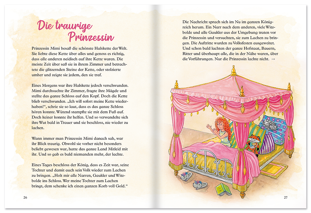 Gute-Nacht-Geschichten Kinderbuch Kindergeschichten zum Einschlafen Leseprobe S26-27 Edition XXL Onlineshop