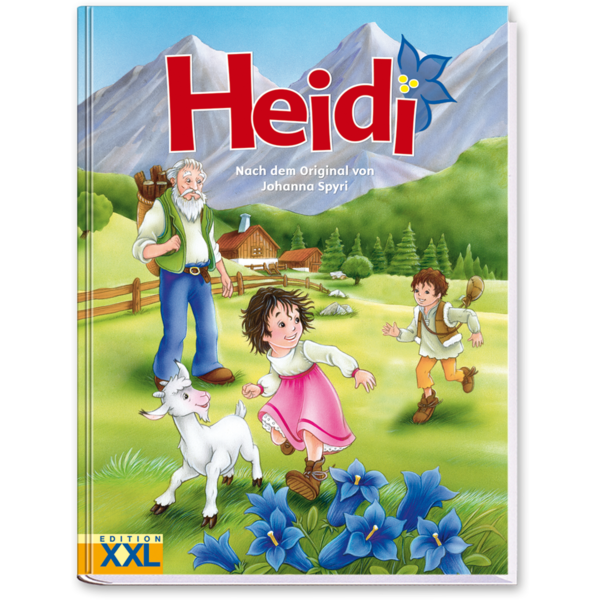 Heidi Kinderbuch Nach dem Original von Johanna Spyri Cover Vorderseite Edition XXL Onlineshop