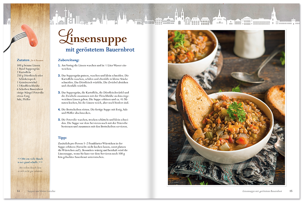 Hessische Küche Kochbuch köstliche Gerichte aus der Heimatküche Leseprobe S14-15 Edition XXL Onlineshop