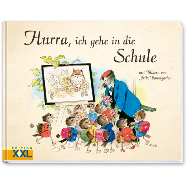 Hurra ich gehe in die Schule Nostalgie vier zauberhafte Geschichten Cover Vorderseite Edition XXL Onlineshop