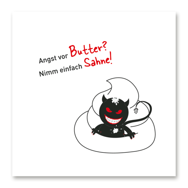 Schwarzer Humor – Servietten „Sprüche“