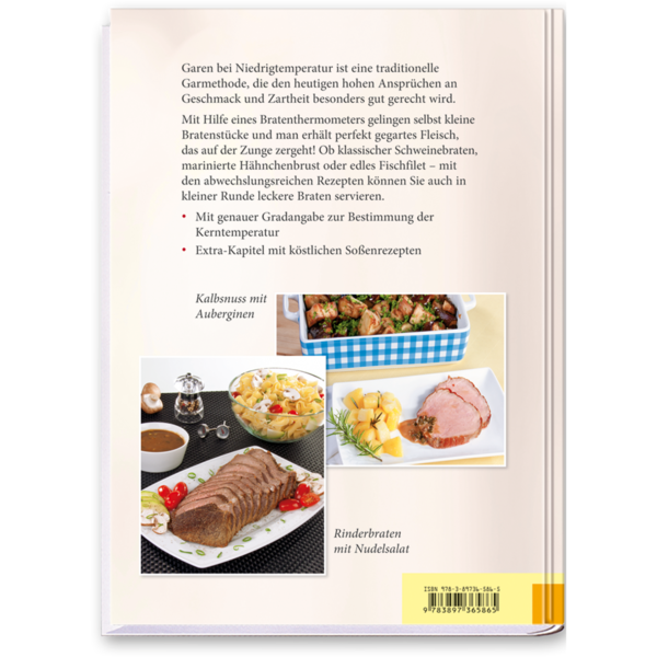 Kleine Braten bei Niedrigtemperatur